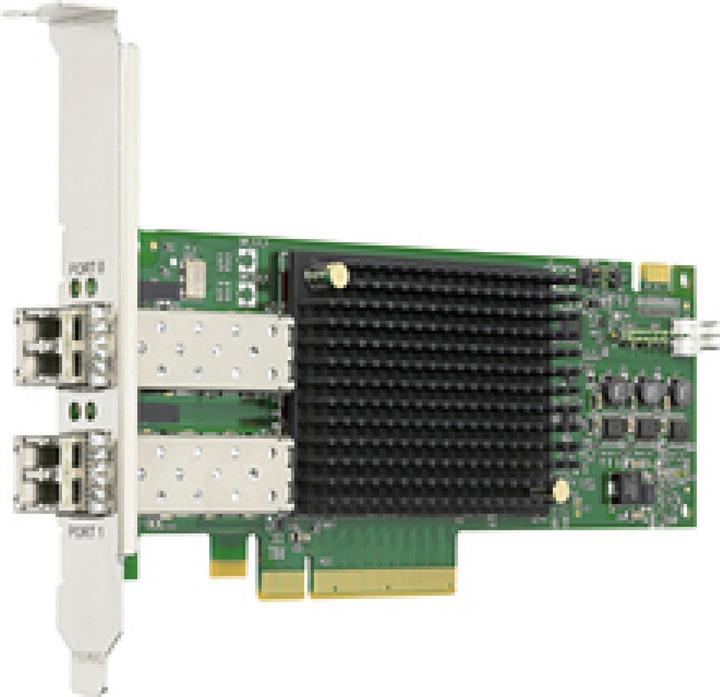 Actual product image Broadcom LPE32002-M2. Built-in, Transmission technology: Wired, Host interface: PCI-E, Interface: SFP (PCI Express 3.0 x8)