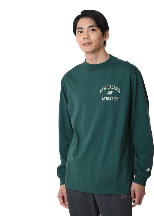 Produktbild New Balance Athletics Varsity Graphic Mock Longsleeve (XL)