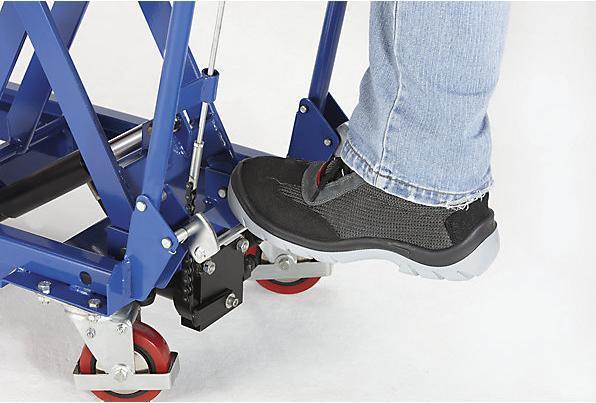 Immagine prodotto kaiserkraft Carrello con piattaforma di sollevamento con manico pieghevole (150 kg)