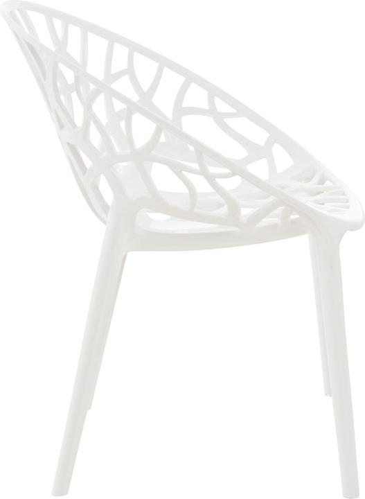 Produktbild CLP Stapelstuhl CRYSTAL, weiss glanz
