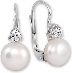 Produktbild Brilio White gold earrings with crystal and pearl 745 235 001 00102 0700000