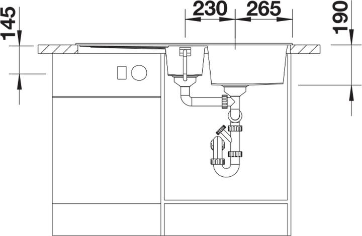Produktbild Blanco Metra 6 S (Aufsatzspülbecken, 100 cm, 50 cm)