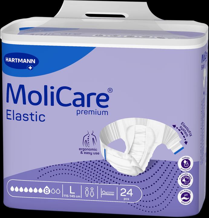 Produktbild MoliCare Elastic 8 Inkontinenz Slip (24 x, Large)