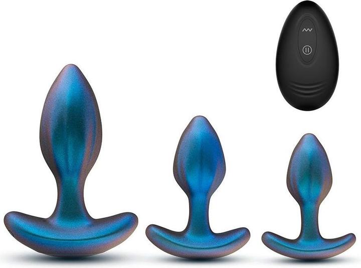 Immagine prodotto Blush Matrice di avventure anali - Kit di addestramento anale vibrante con spina Cosmos e telecomando