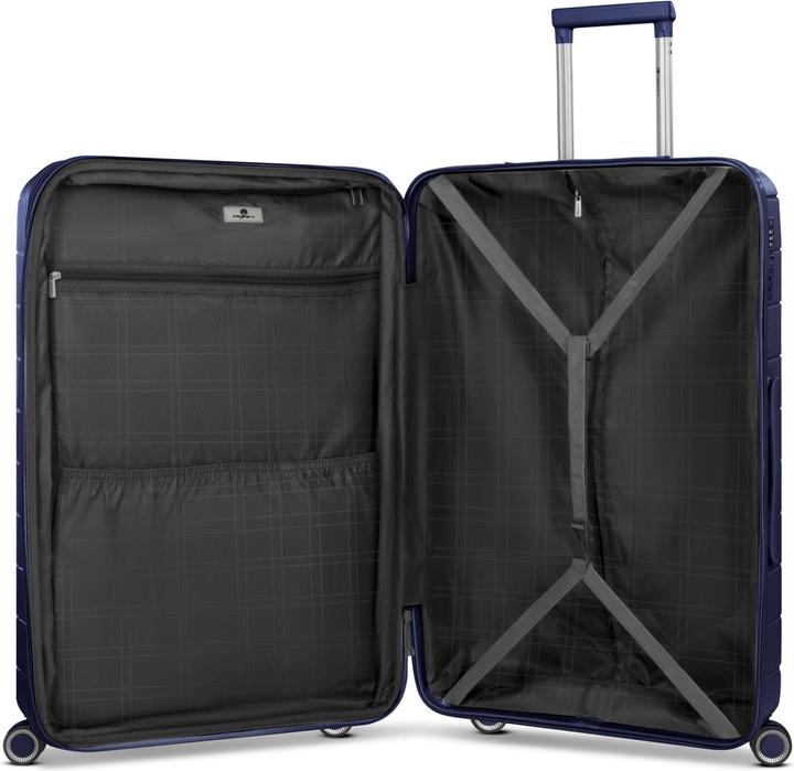 Image du produit Franky London 4 rollers Trolley L 74 cm with extensible folding (91 l, XL (à partir de 115l))
