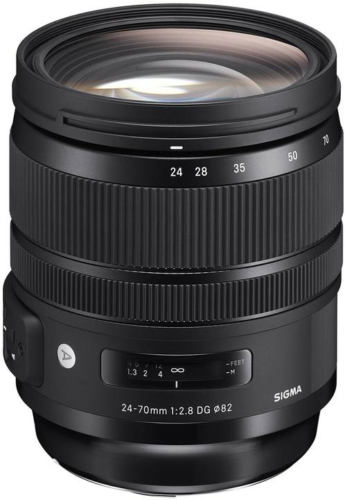 Sigma 24-70mm F2.8 DG OS HSM ART, Canon EF (Canon EF-S, Canon EF, Plein format)