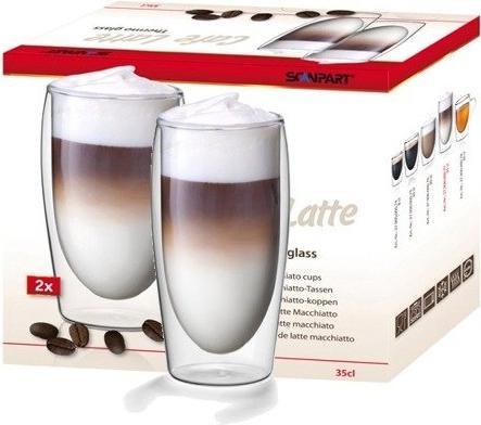 Produktbild Scanpart 2790000077 Thermo-Glas Lattemacchiato 350 ml 2 Stück (350 ml, 2 x)