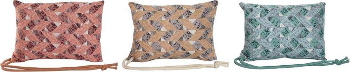 Actual product image Esprit Home cushion brown turquoise coral 30 x 10 x 20 cm (3 pieces) (30 x 10 x 20 cm)