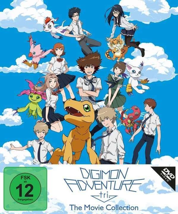 Digimon Adventure tri. - La collezione di film (6 DVD) (DVD, 2018, Tedesco, Giapponese)