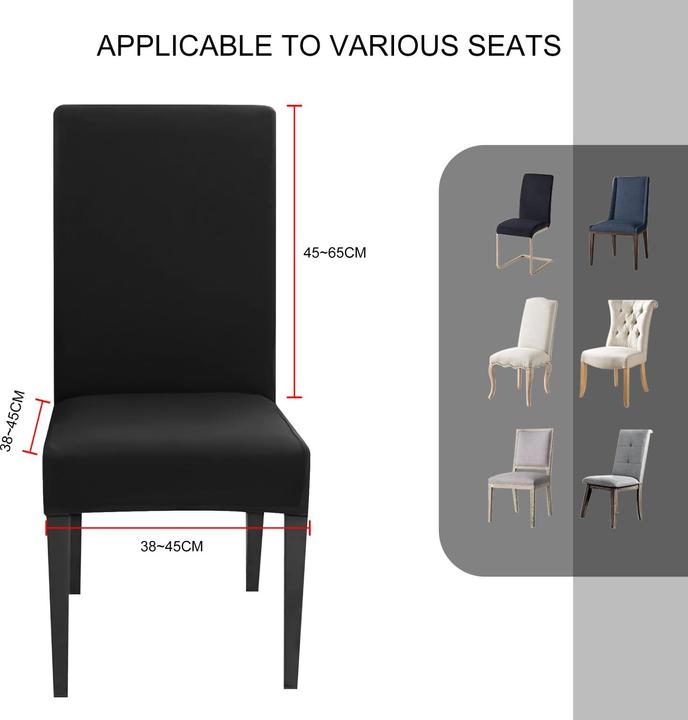 Actual product image Intirilife 6x elasticated chair cover