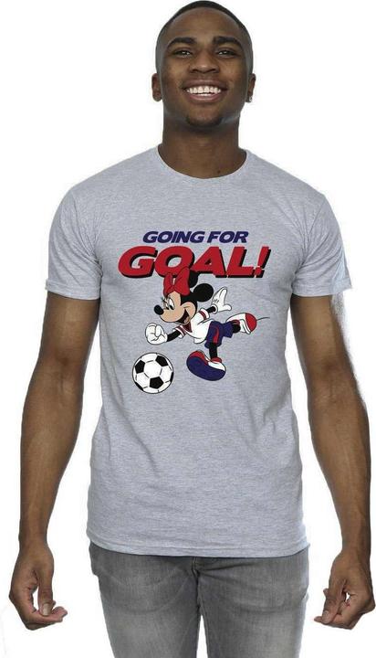 Immagine prodotto Disney Minnie Mouse Going For Goal Maglietta Uomo (XXL)