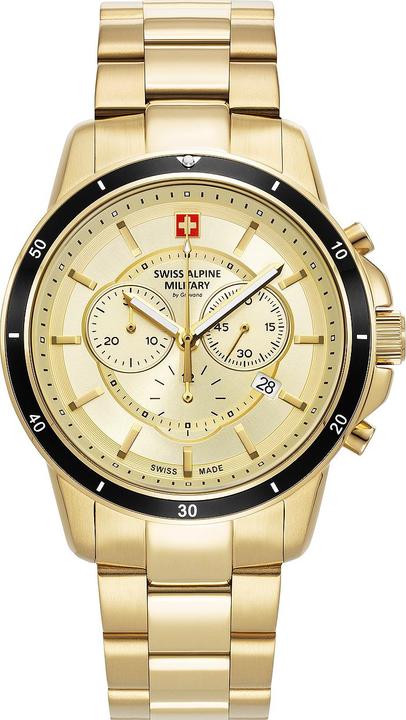 Image du produit Swiss Alpine Military 7089.9111 Chronographe Montre Homme 44mm 10ATM (Montre analogique, 44 mm)