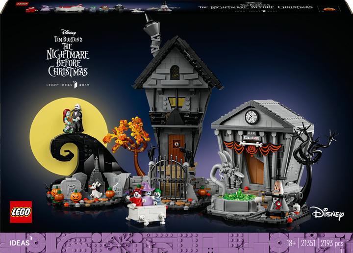 Image du produit LEGO Nightmare Before Christmas (21351, LEGO Ideas, LEGO difficiles à trouver)
