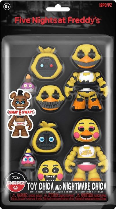 Produktbild Funko Five Nights at Freddy's figurines Snap Nightmare Chica & Toy Chica 9 cm