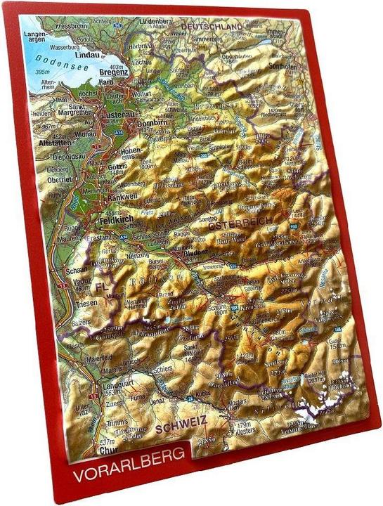 Image du produit Markgraf:Vorarlberg, carte postale en relief