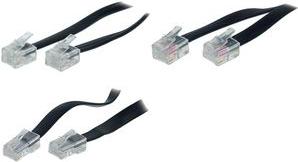 Immagine prodotto Shiverpeaks Cavo modulare Basic, spina RJ11-RJ11, 15,0 m Lunghezza: 15,0 m, colore: nero, 4 fili