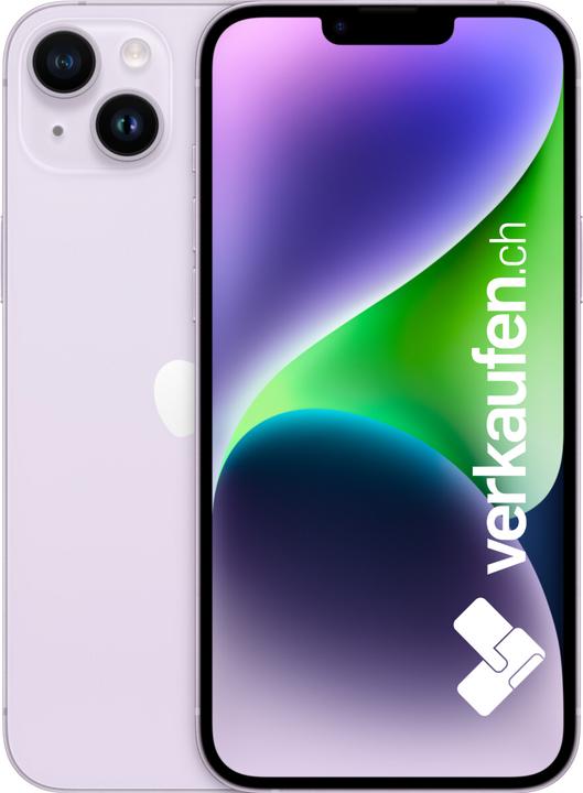 Produktbild verkaufen.ch iPhone 14 Plus (256 GB, Purple, 263.78", SIM + eSIM, A / Wie neu)