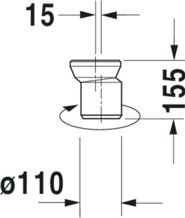 Actual product image Duravit Connection set Vario