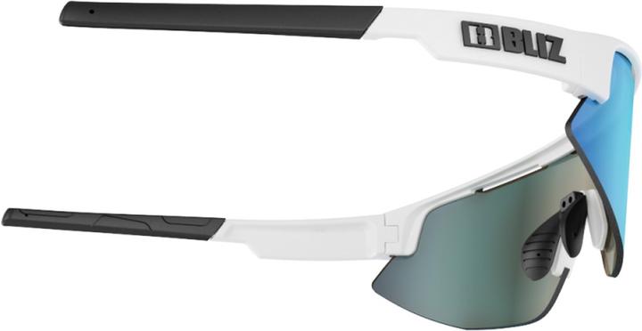 Actual product image Bliz Matrix Small (matt white, Smoke w Blue Multi)
