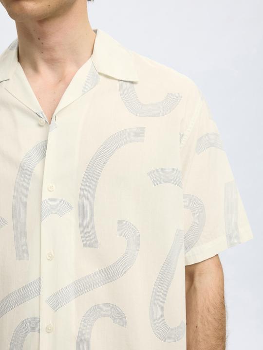 Produktbild Selected Homme Print Kurzarmhemd (S)