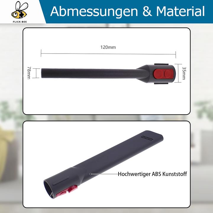 Produktbild Flickbee Fugendüse für Dyson Staubsauger V7, V8, V10, V11, V12, V15 ersetzt 967612-01