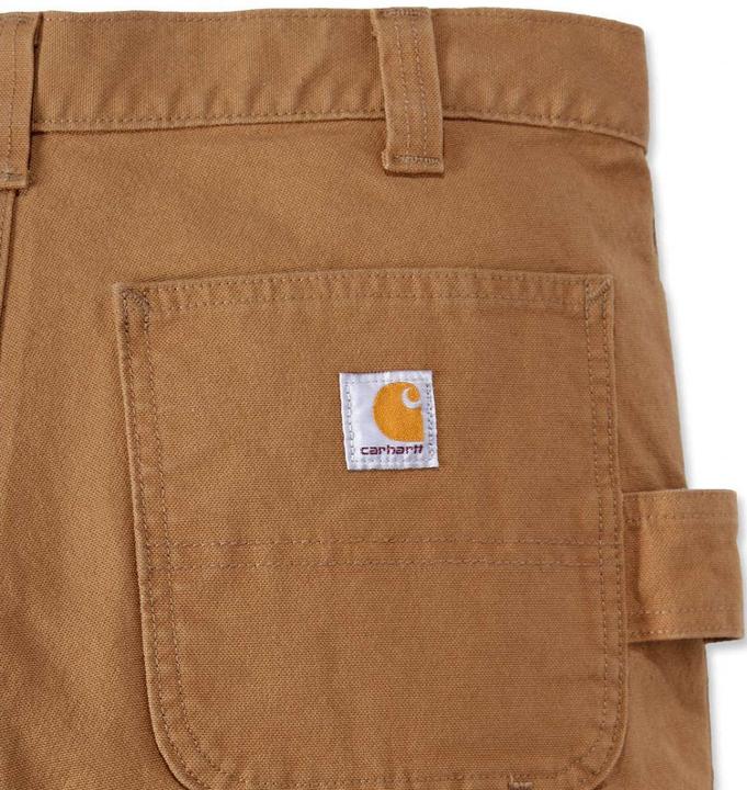 Actual product image Carhartt STRETCH DUCK DOUBLE FRONT ® BROWN Size W30/L30 (W30/L30)