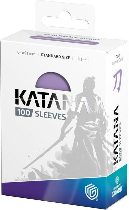 Actual product image Ultimate Guard Katana sleeves standard size Summer Cloud (100)