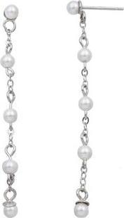 Produktbild Passion Ohrringe Aus Rhodiniertem Silber - Synthetische Perle (Silber)