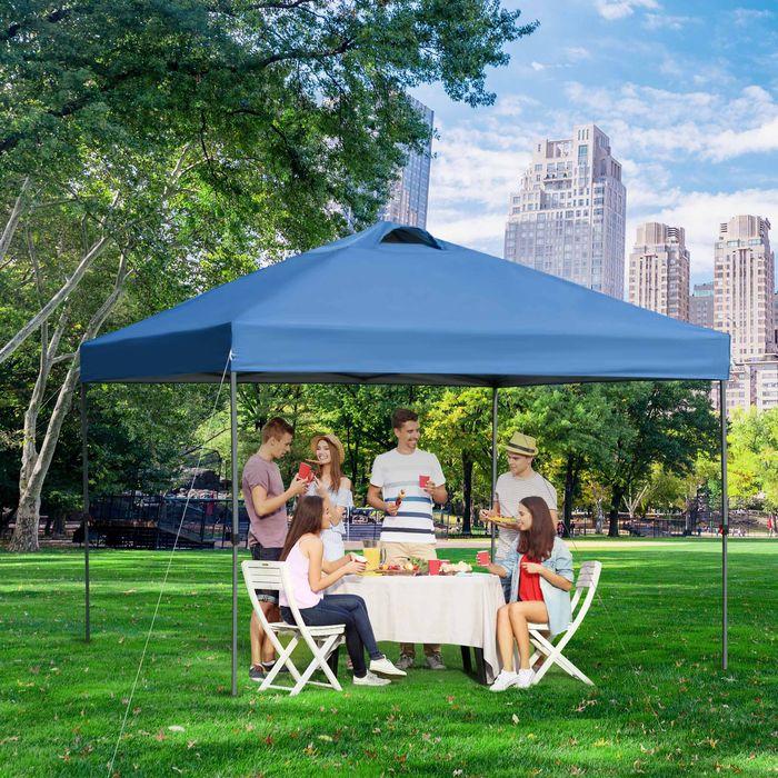 Actual product image Swisshandel24 Faltpavillon ca. 3x3m, wasserdicht, Blau (11500 cm, 295 cm)