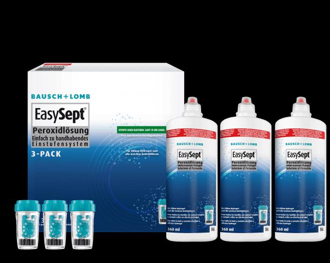 Actual product image Bausch + Lomb EasySept 3Pack (Peroxide system, 1080 ml)