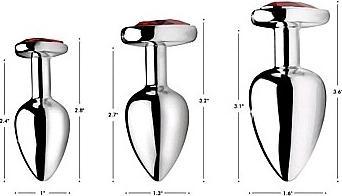 Immagine prodotto XR Brands Set di plug anali Heart Gem