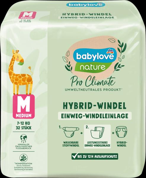 Produktbild dm babylove Windeleinlage Pro Climate Hybrid Einweg, Gr. M (7-12 kg)