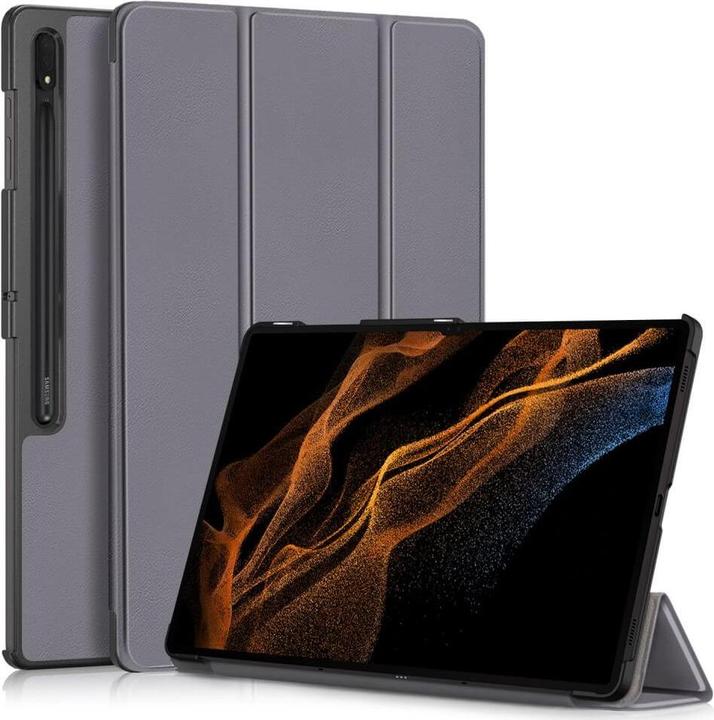 Produktbild Cover-Discount Galaxy Tab S9 Ultra - Tri-fold Smart Case grau (Galaxy Tab S9 Ultra)