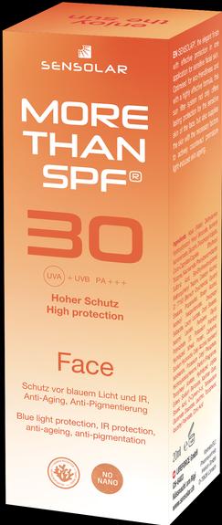 Image du produit Sensolar more than spf Crème visage anti-âge SPF30 Fl 20 ml (Crème solaire, SPF 30, 20 ml, 33 g)