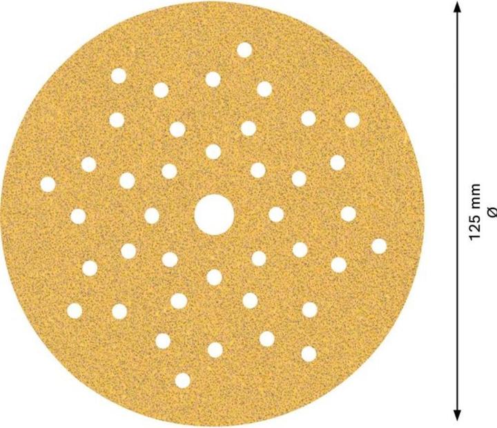 Actual product image Bosch Professional Zubehör EXPERT C470 Sandpaper multi-hole for random orbital sander, 125 mm, G 60, 50 pcs. (60)