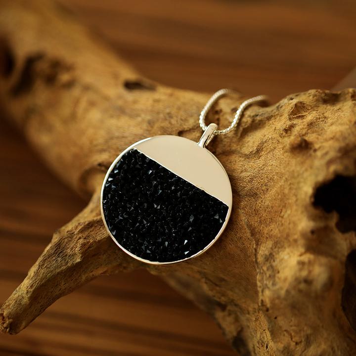 Image du produit Andreani Bracelet avec pierre de lave véritable (8 cm, Pierres, Métal)
