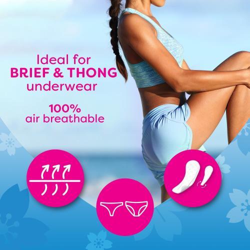 Actual product image Carefree Cotton Flexiform (56 x, Panty liners)