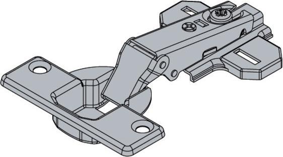 Produktbild Hettich SlideOn Topfscharnier zum Aufschrauben 35 mm vorliegend
