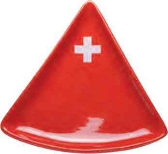 Image du produit Nouvel Käsefondue-Teller Schweizerkreuz konisch