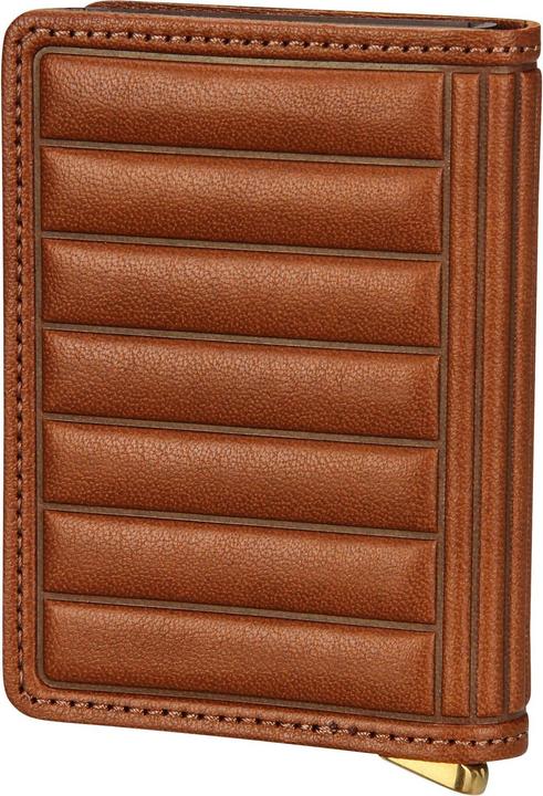 Produktbild Secrid Premium Slimwallet Emboss Lines cognac