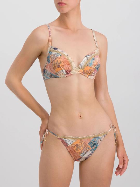Image du produit Watercult Pantalon de bikini "Paisley savage" rose/?? petits motifs (XL)