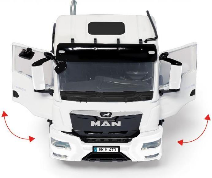 Image du produit Wiking 0776 52 Voie 1 MAN TGS Tracteur 2 essieux diesel agricole blanc