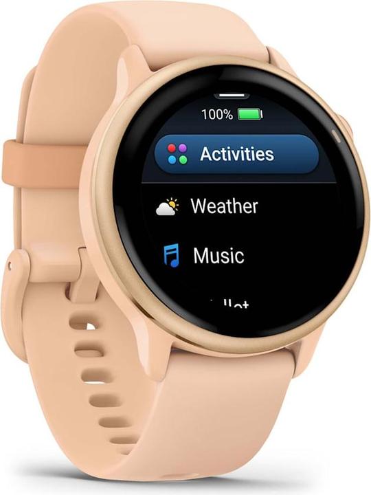 Actual product image Garmin vivoactive 6, GPS, Pink Dawn/ P. Dawn Metallic, WW (42.20 mm)