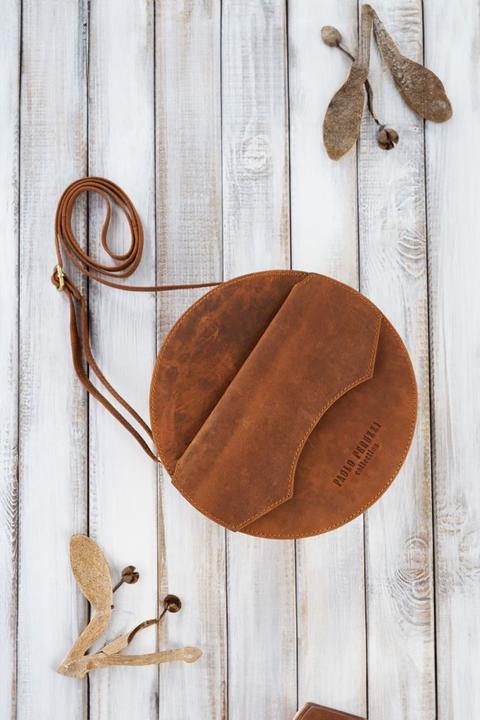 Actual product image Galanter Natural leather bag model