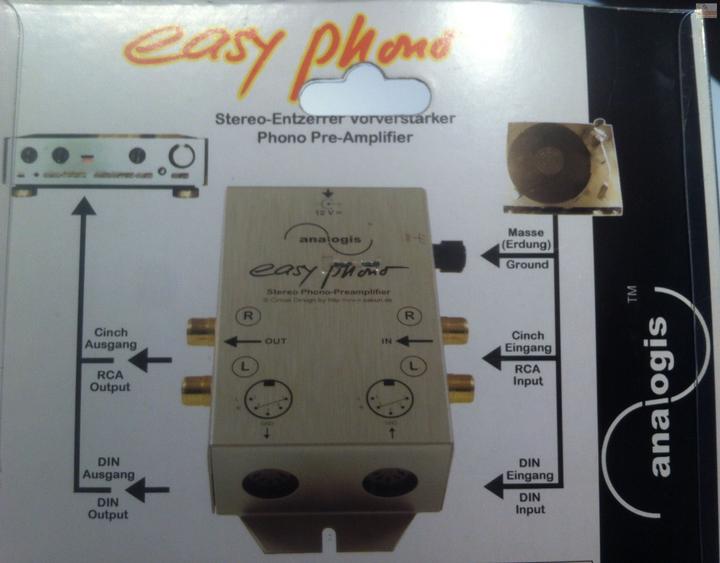 Image du produit Analogis Easy Phono Entzerrer/Vorverstärker
