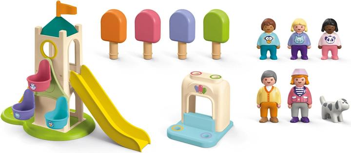 Produktbild Playmobil 1.2.3: Erlebnisturm mit Eisstand (71703, Playmobil 1.2.3)