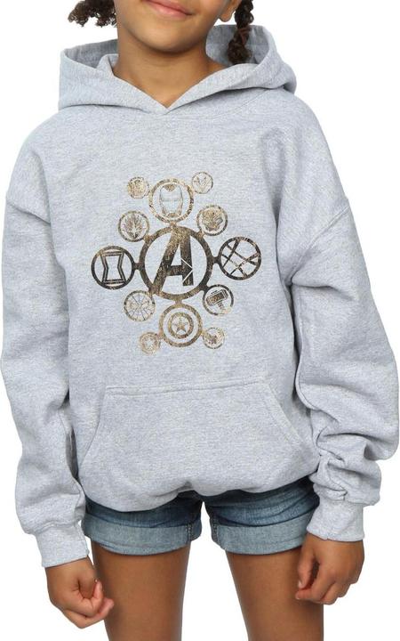Image du produit - Sweat à capuche AVENGERS INFINITY WAR ICONS - Fille (152, 158)
