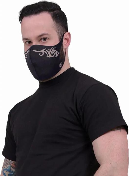 Actual product image Spiral Tribal Face Mask