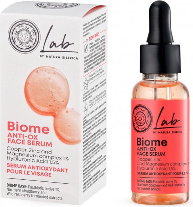 Actual product image Natura Siberica Lab Biome Anti-Ox Face Serum (30 ml)