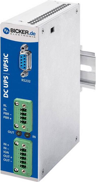 Actual product image Bicker Elektronik Industrial UPS system (DIN Rail) DC with maintenance-free SuperCaps (70 VA, 70 W)